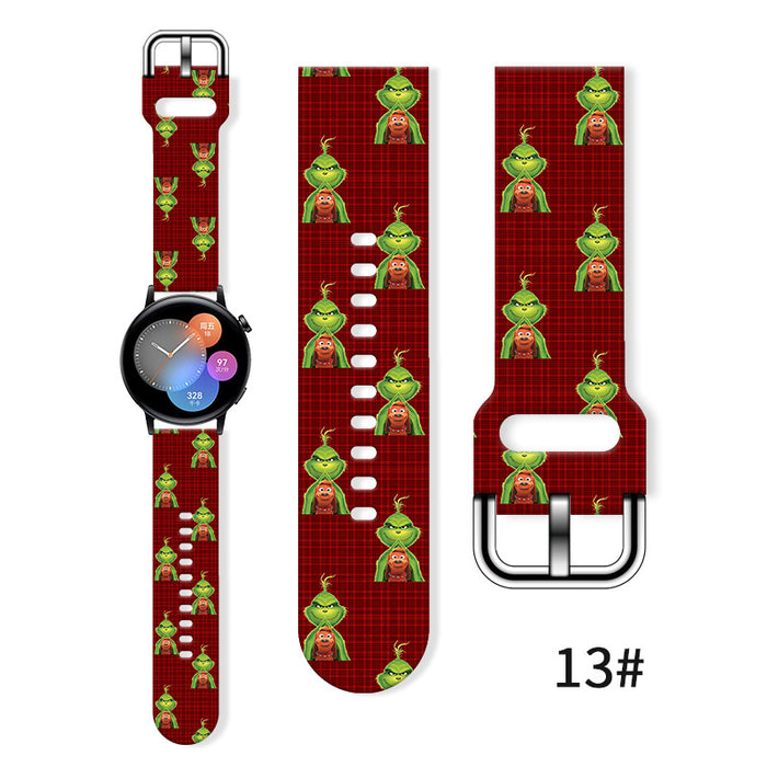 Wholesale Printed Tpu Watch Strap Wrist Strap JDC-WD-NuoQi063