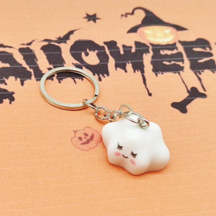 Wholesale 10PCS Halloween 3D Cartoon Resin Keychain JDC-KC-TYS017