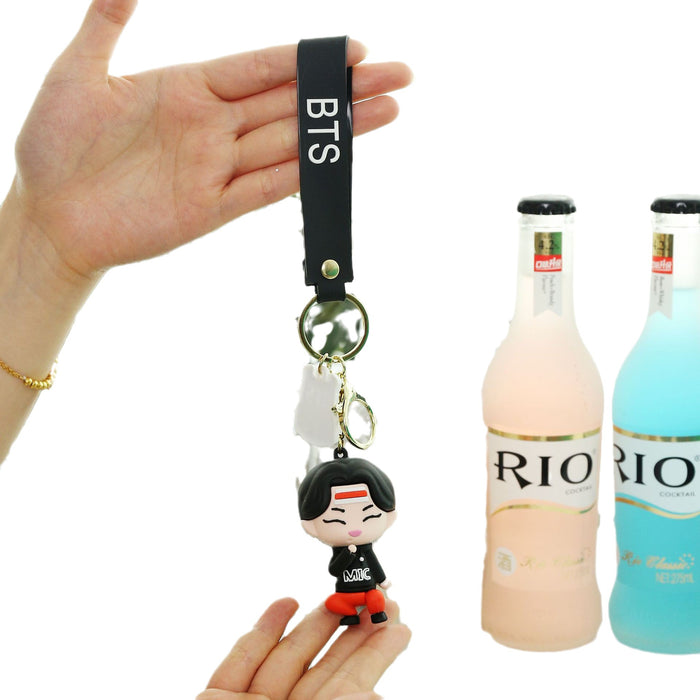 Wholesale Silicone Cartoon Doll Keychain JDC-KC-AnHe001