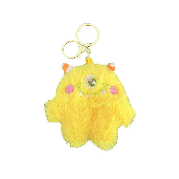 Wholesale  Plush Keychain Doll Bag Charm Cute Cartoon Keychain