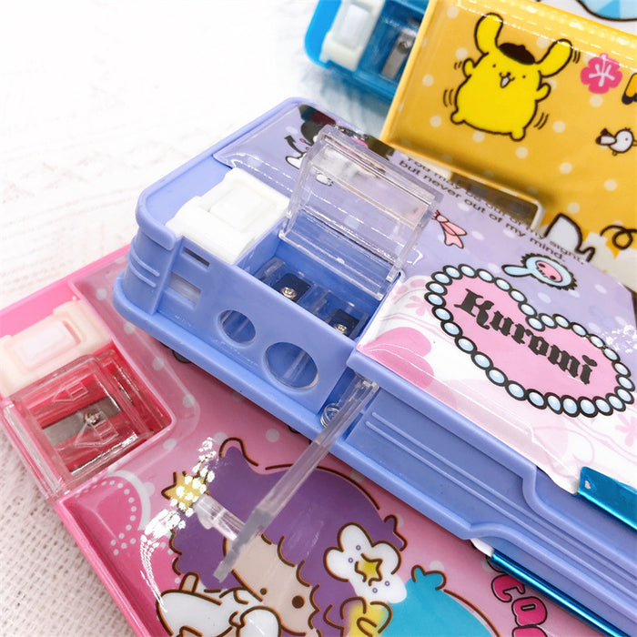 Wholesale Cartoon Pencil Sharpener Plastic Stationery Box JDC-PC-YaLL003