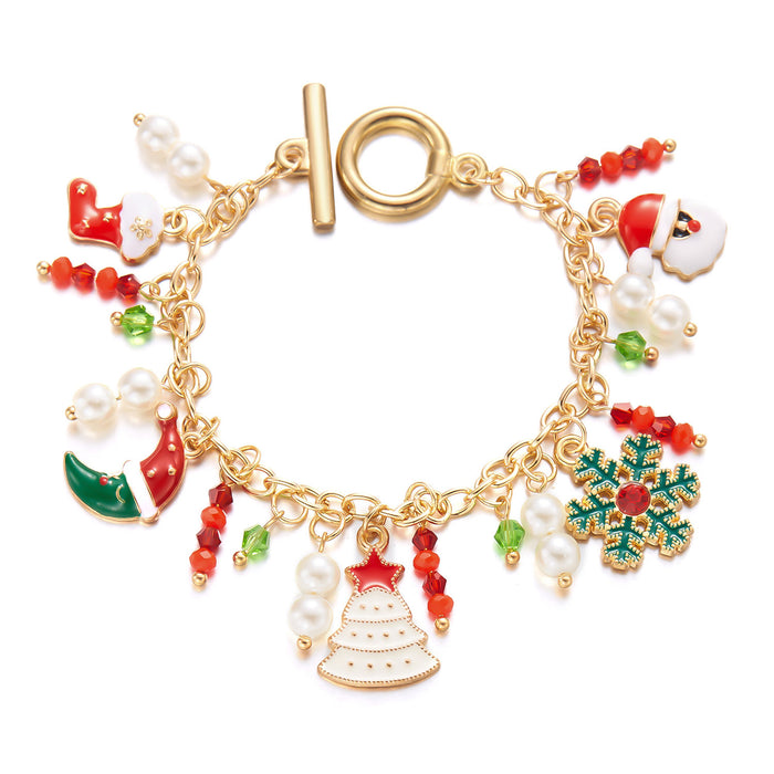 Wholesale Festival Jewelry Christmas Tree  Pendant Bracelet Female Creative All-match Bracelet Female