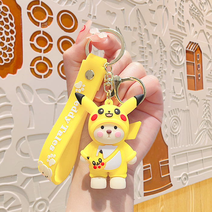 Wholesale Cartoon Doll Soft Plastic Keychain JDC-KC-KuM011