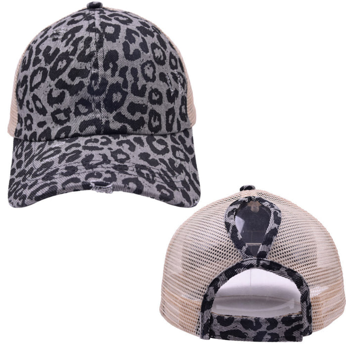 Wholesale cotton leopard Baseball Cap JDC-HT-WenR005