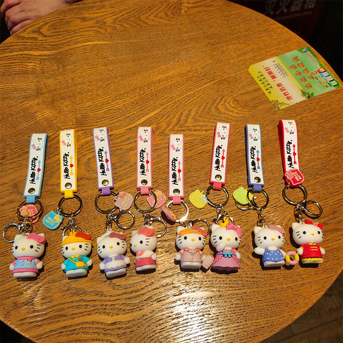 Wholesale Cartoon Doll Silicone Keychain JDC-KC-Tingm219