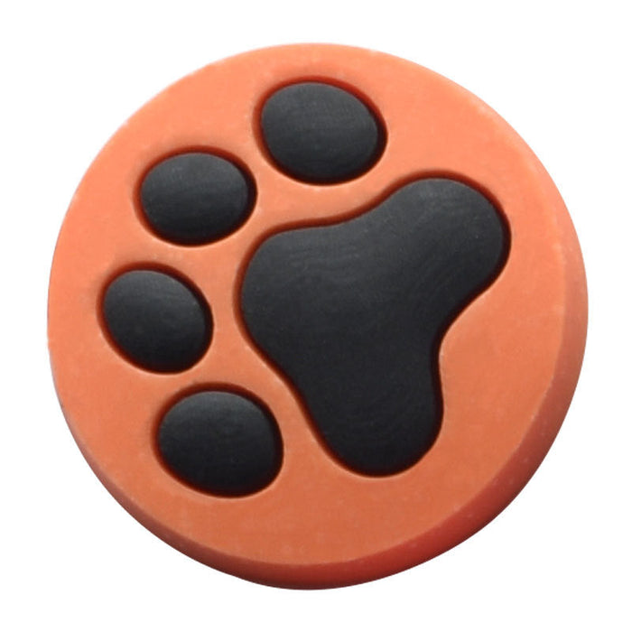 Wholesale 100 PCS PVC Cartoon Paw Print DIY Shoe Buckle JDC-SC-RYY008