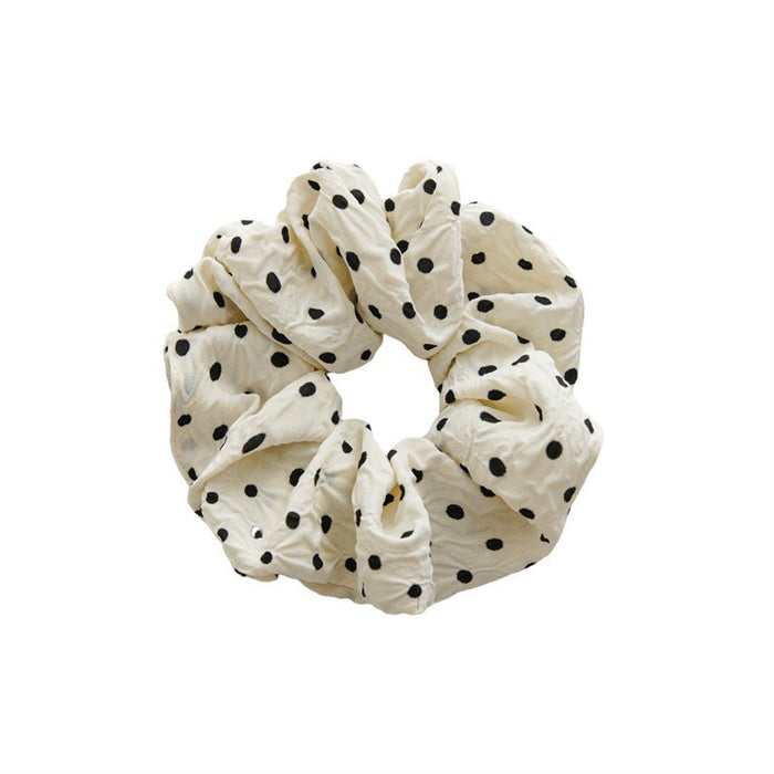 Wholesale wave point large intestine hair ring elegant rope head jewelry in stock