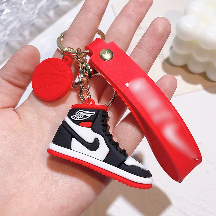 Wholesale Cartoon Shoes Silicone Doll Keychain JDC-KC-QiChao011