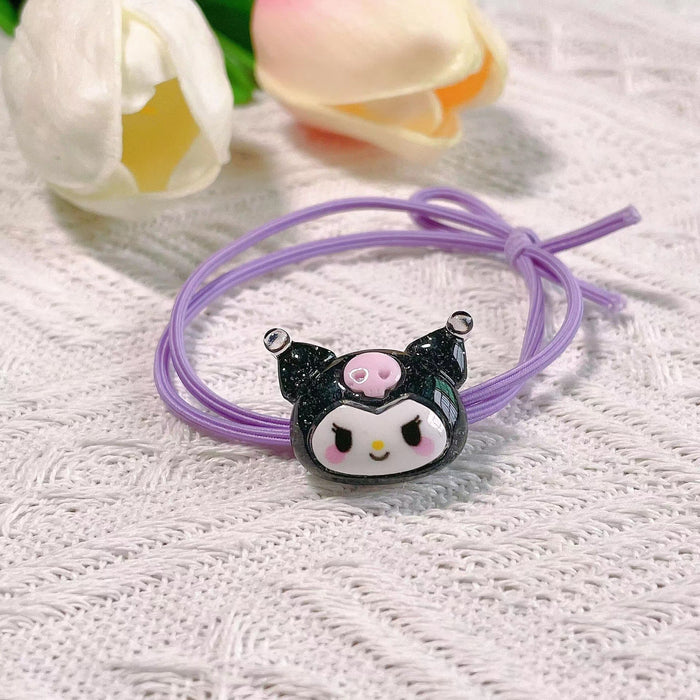 Wholesale Cartoon Cute High Elastic Fabric Hair Tie JDC-HS-Weiye008