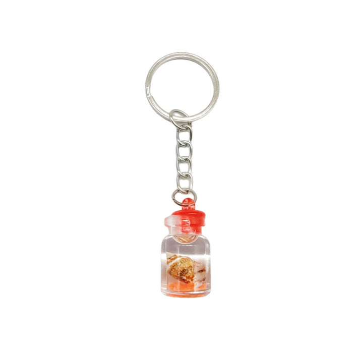 Wholesale Acrylic Bottle Conch Luminous Drift Bottle Keychain JDC-KC-TYS016