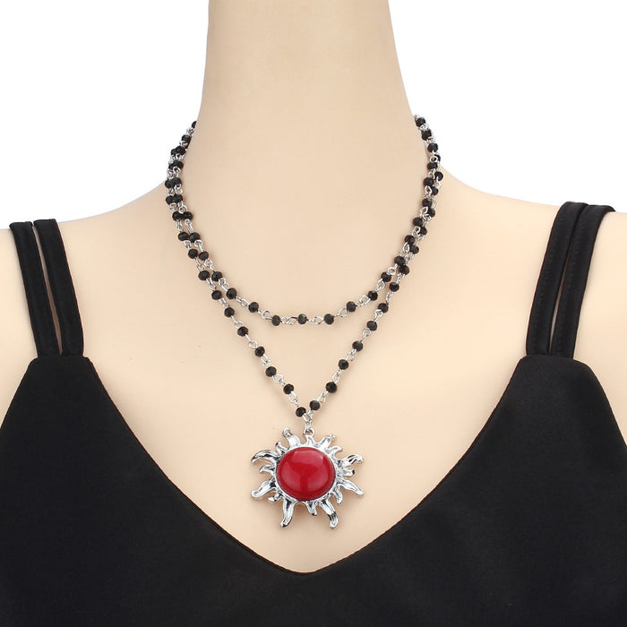 Wholesale Gothic Sun Alloy Necklace JDC-NE-LaiL002