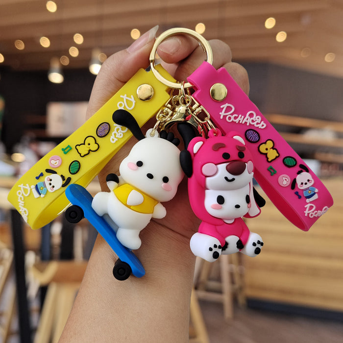 Wholesale Cartoon Silicone Doll Keychain JDC-KC-ZhuoRan020