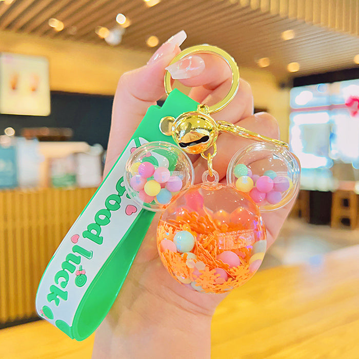 Wholesale Cartoon Quicksand Bottle Keychain JDC-KC-YDao093