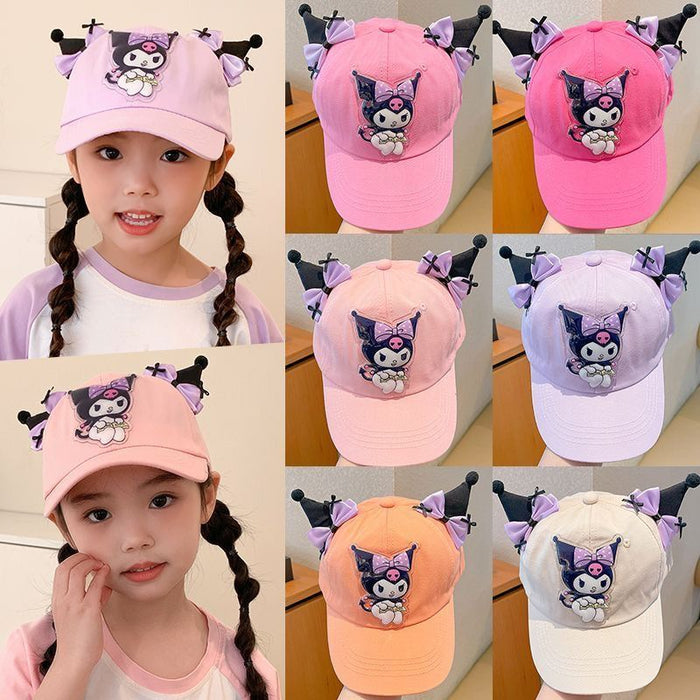Wholesale Children's Hat Cartoon Duck Tongue Hat Western Cute Baseball Hat Sunscreen