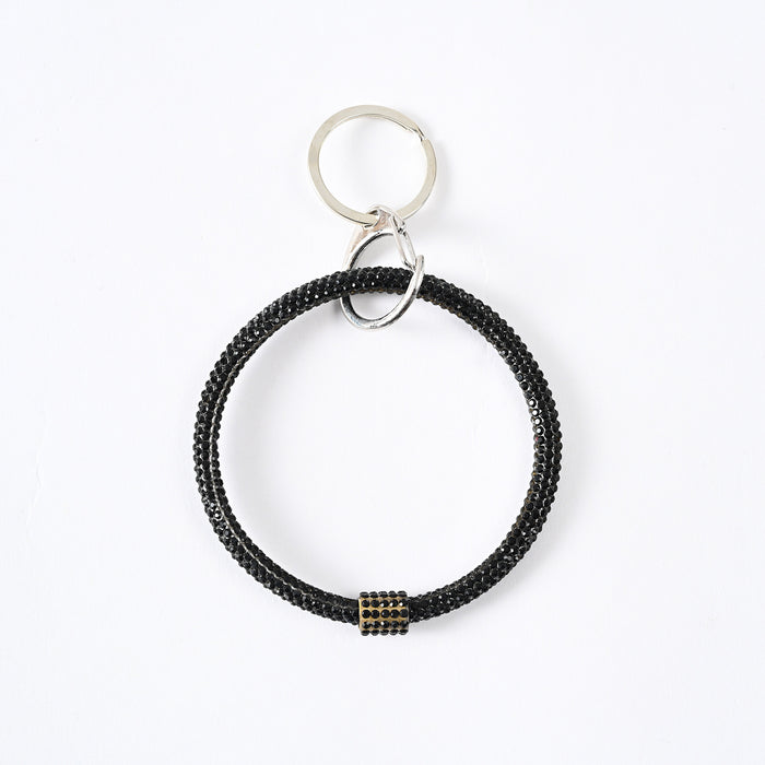 Wholesale rhinestone bracelet keychain fitness sports jewelry keychain