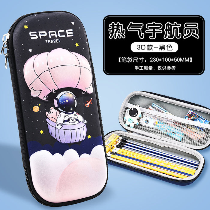 Wholesale New 3D Stereo Stationery Box for Primary School Students Cartoon Eva Pencil Case