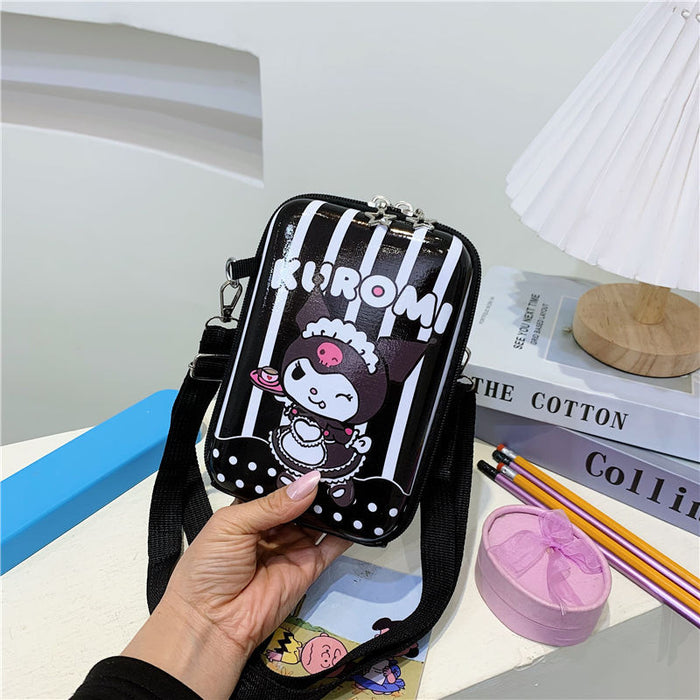 Wholesale New Western style crossbody bag for children, cute printed single shoulder small square bag