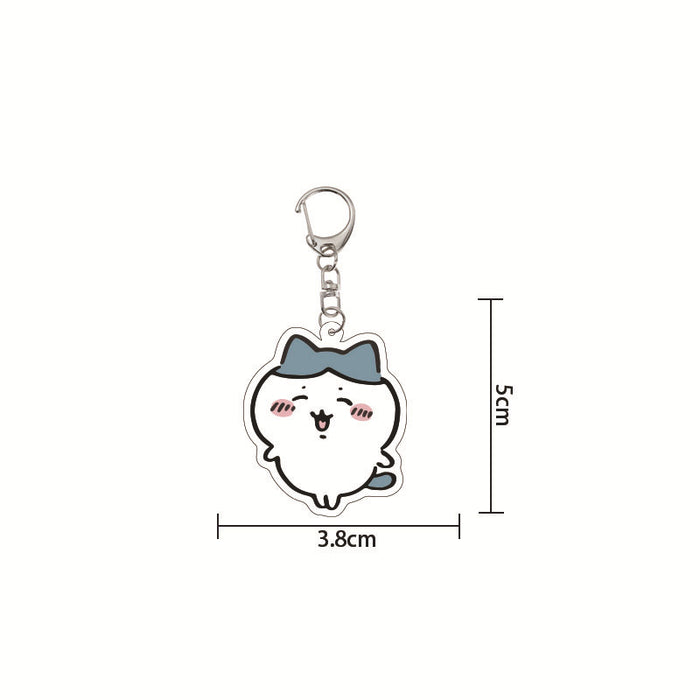 Wholesale  Cartoon Keychain Acrylic  Schoolbag Pendant