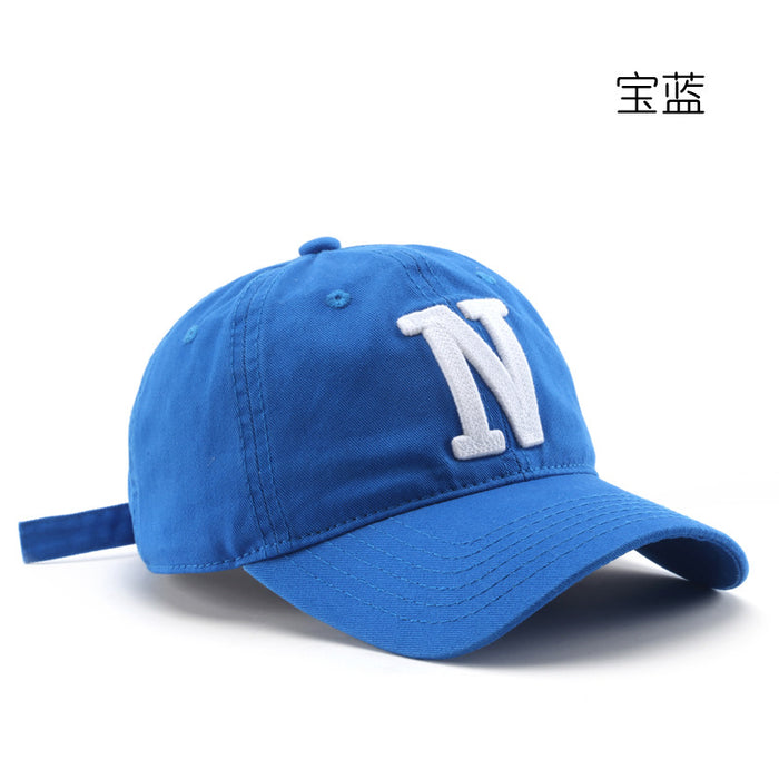 Wholesale Vintage Letter N Embroidered Cotton Fashionhat Baseball Cap JDC-FH-TuL006