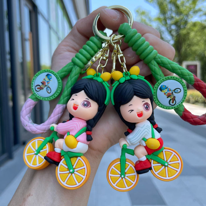 Wholesale Creative Fruit Keychain, Car Keychain, Fashion Bag, Pendant, Small Gift