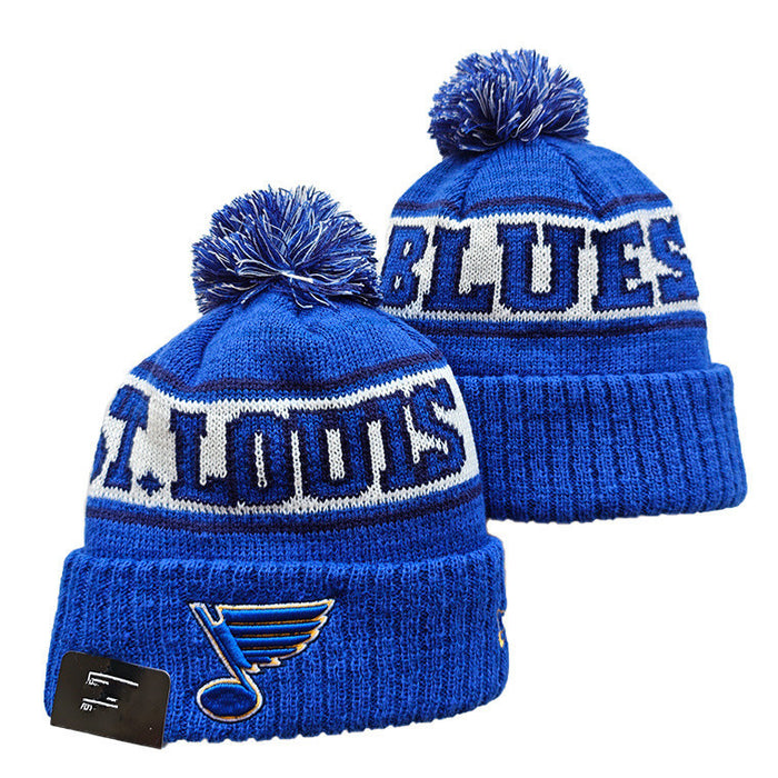 Wholesale Autumn and winter warm and cold-proof embroidered knitted fashionhat