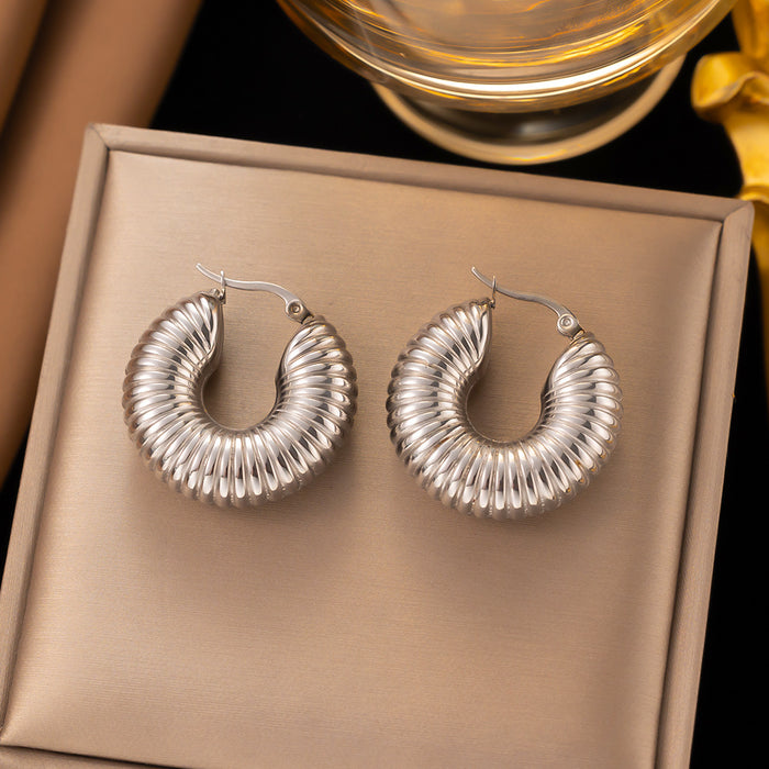 Wholesale Stainless Steel Earrings JDC-ES-YiB001