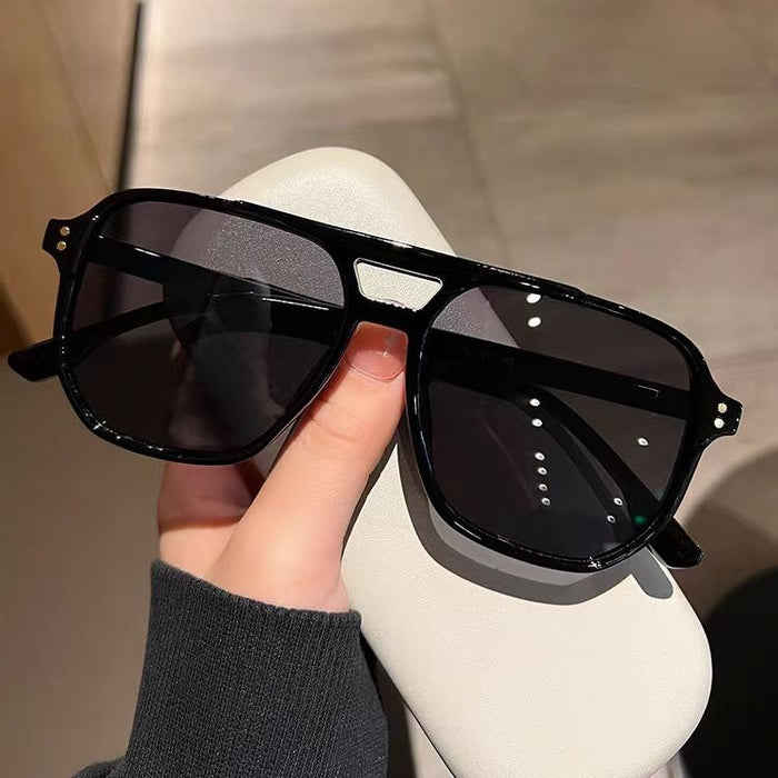 Wholesale  sunglasses pilot double beam sunglasses all-matching glasses