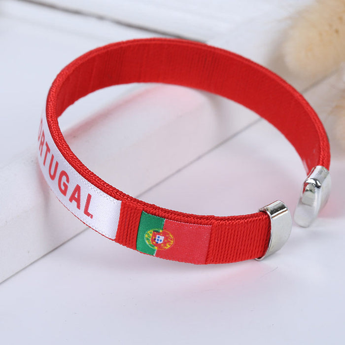 Wholesale World Cup Themed Bracelet Fan Souvenir Cheering Gift