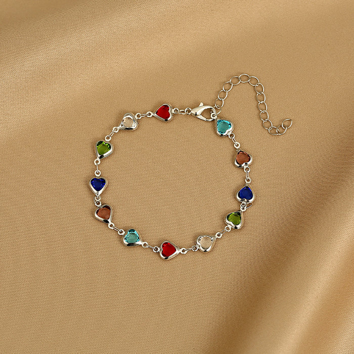 Wholesale Bracelet Colored Love Hand Jewelry Fashion Clover Bracelet