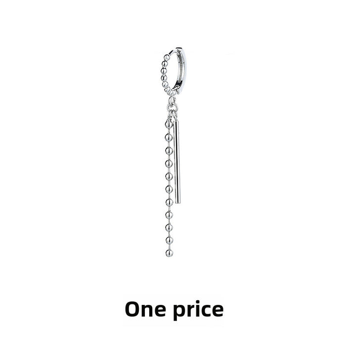 Wholesale Tassel Zircon Earrings Personalized Circle Long Earrings Earrings Square Diamond Full Diamond Chain Earrings Buckle