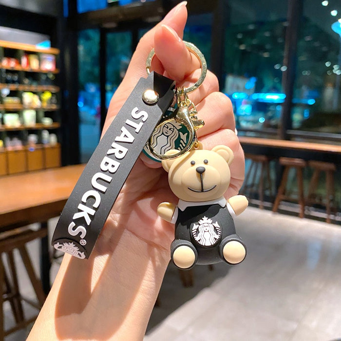 Wholesale Cartoon Three-dimensional Milk Tea Cup Keychain JDC-KC-XShu006