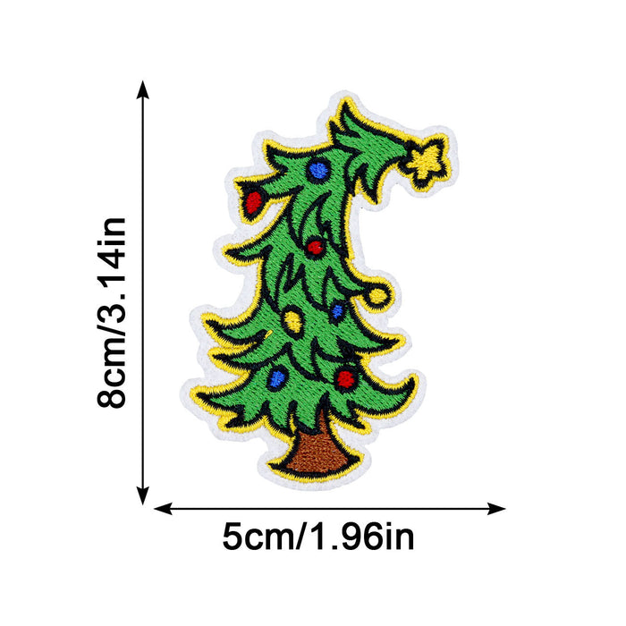 Wholesale Christmas embroidery DIY Patches