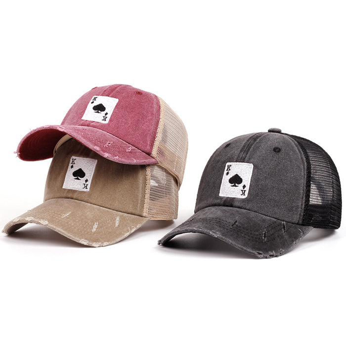 Wholesale Card Pattern Hat Baseball Cap