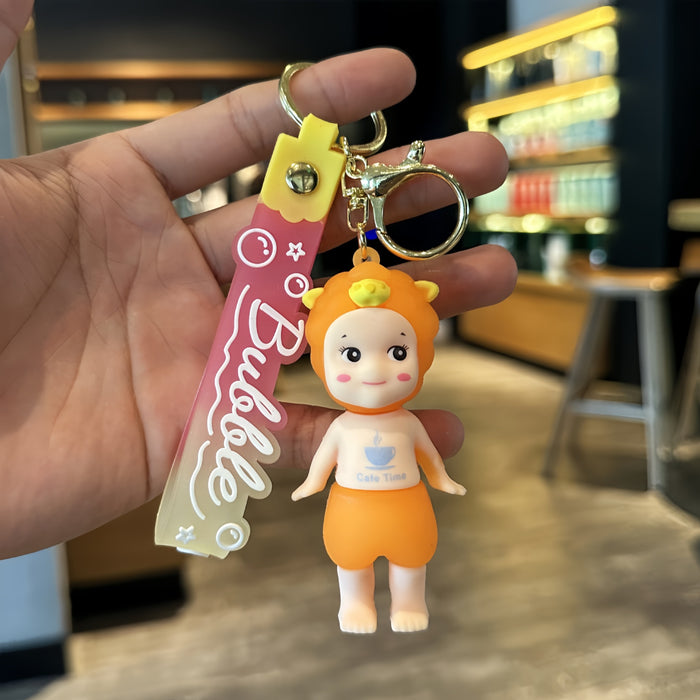 Wholesale Cartoon Angel Doll Candy House Series Keychain
