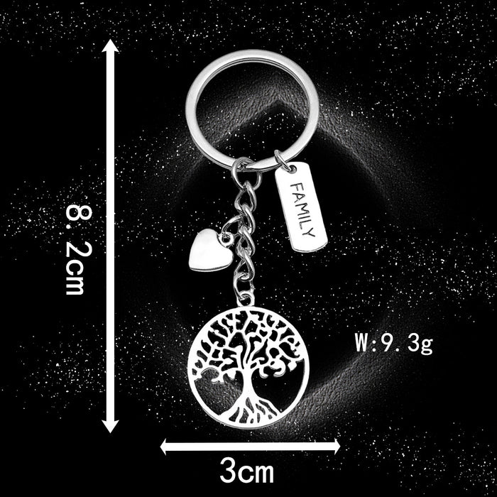 Wholesale Antique silver enamel metal keychain