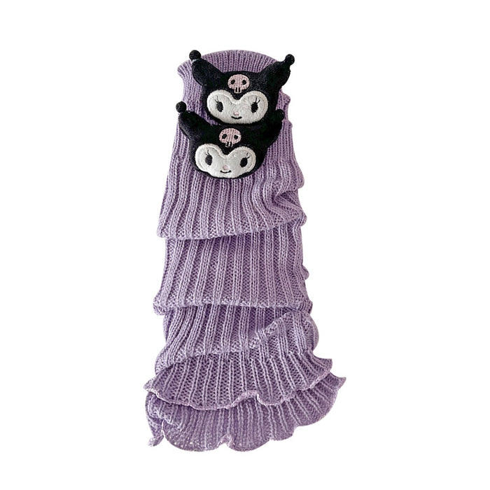 Wholesale Socks Autumn and Winter Cute Cartoon Animal Doll Knitted Warm Lace Pile Socks Baby Girl' s Trendy Leg Cover