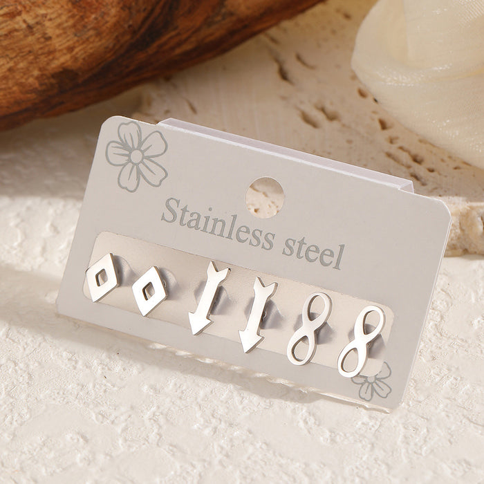 Wholesale Stainless Steel Gold Heart Earrings