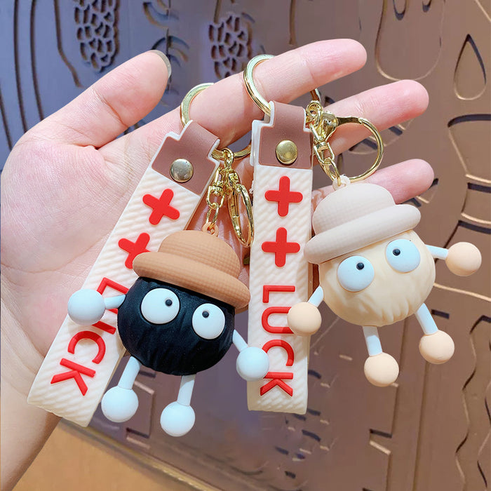 Wholesale PVC Cartoon Doll Keychain JDC-KC-ZhongC015