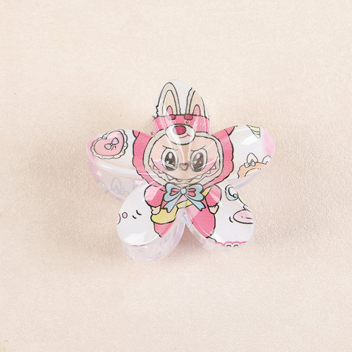 Wholesale Creative Frangipani UV Printed Hair Clip