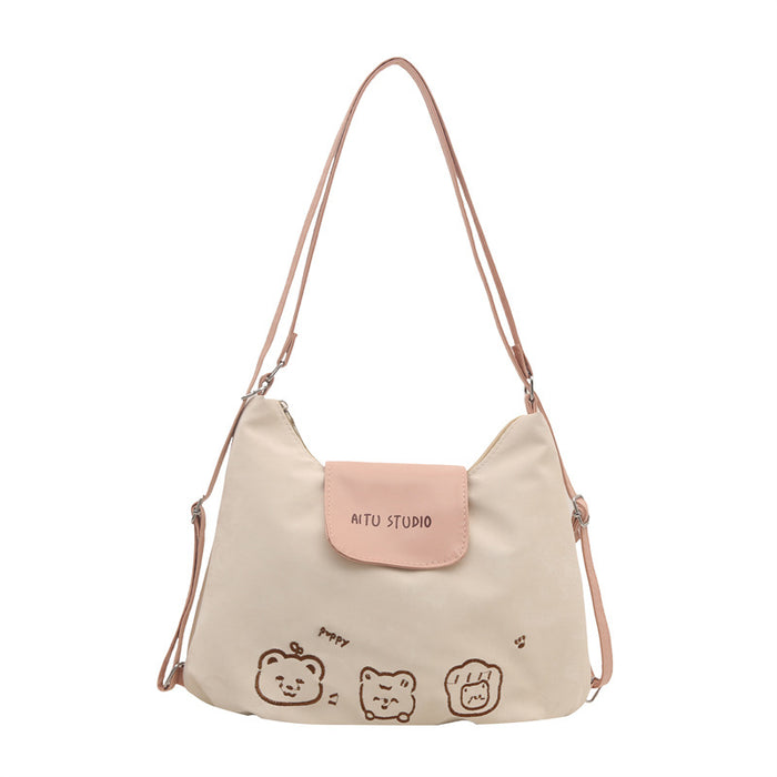 Wholesale New cute and stylish niche fashion, simple commuting texture, versatile single shoulder backpack