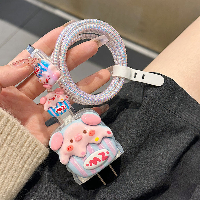 Wholesale Cartoon Character 3D Charger Protective Case 20W
