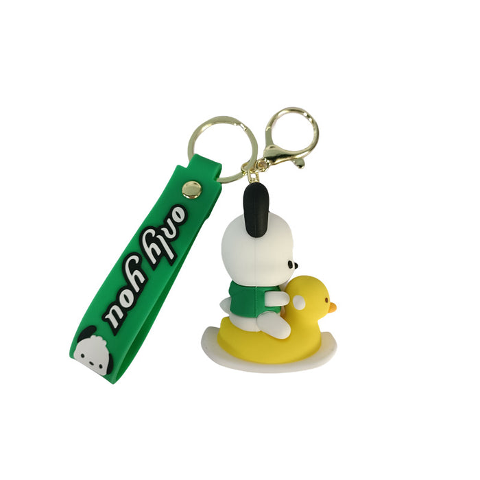 Wholesale Silicone Cartoon Doll Keychain JDC-KC-MingT209