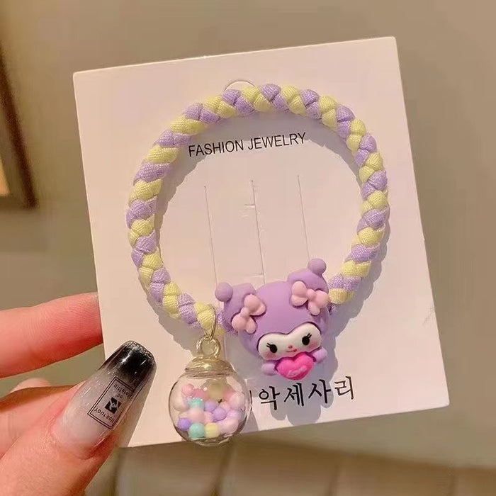 Wholesale Cartoon Cute Braided Fabric Hair Tie JDC-HS-Weiye007