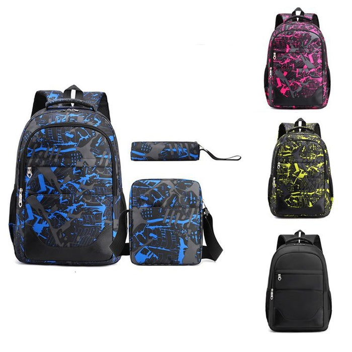 Wholesale Nylon New Large Capacity Middle and High School School Bags Casual Travel Bags JDC-BP-YuanDuo033