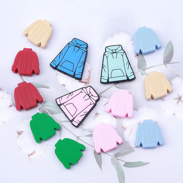 Wholesale 20pcs Cartoon Sweatshirt Beads JDC-BDS-HeX057