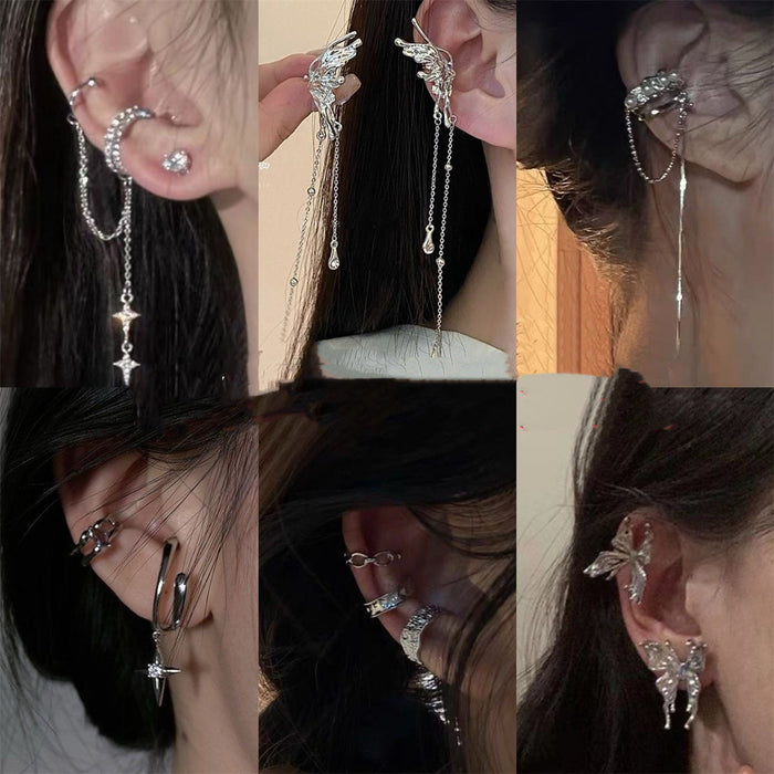 Wholesale Ear bone clip with niche design, versatile and personalized, no ear hole ear bone clip