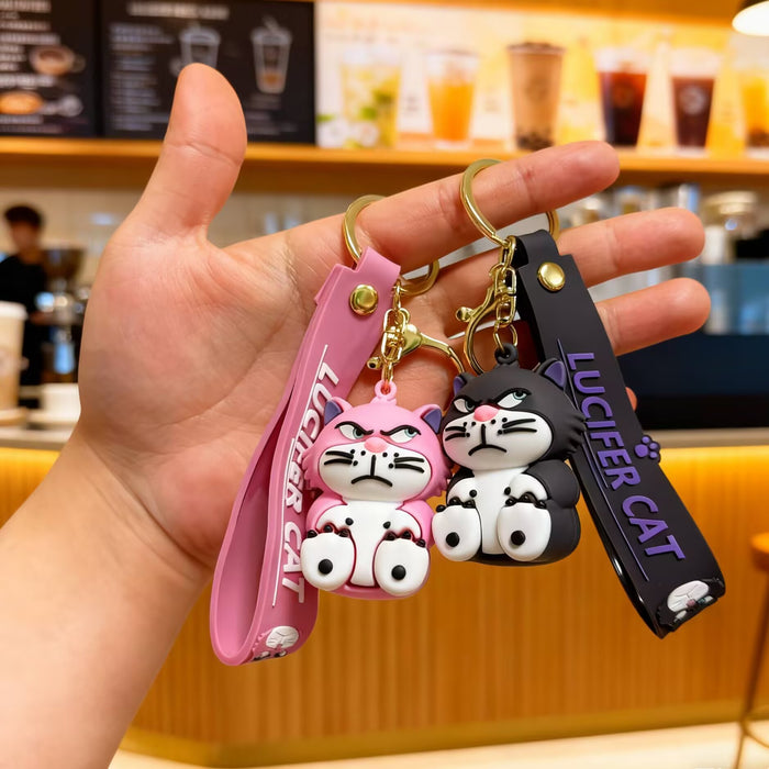 Wholesale Cross-Border Hot Selling Rufaxi Cat Cartoon Cute Creative Key Bag Pendant Toy Gift