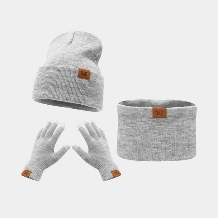 Wholesale Letter Mark Winter Warm Hat Set