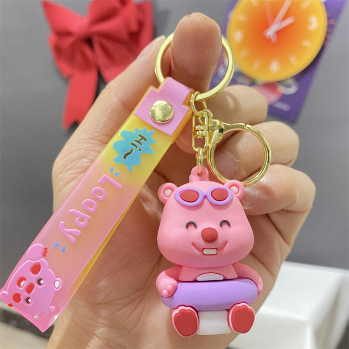 Wholesale PVC Cute Cartoon Doll Keychain JDC-KC-WuYi062