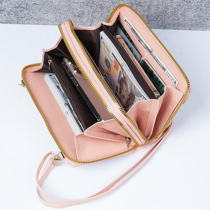 Wholesale Chic Urban Simplicity Women' s Crossbody Bag PU Leather Zipper Daily Use